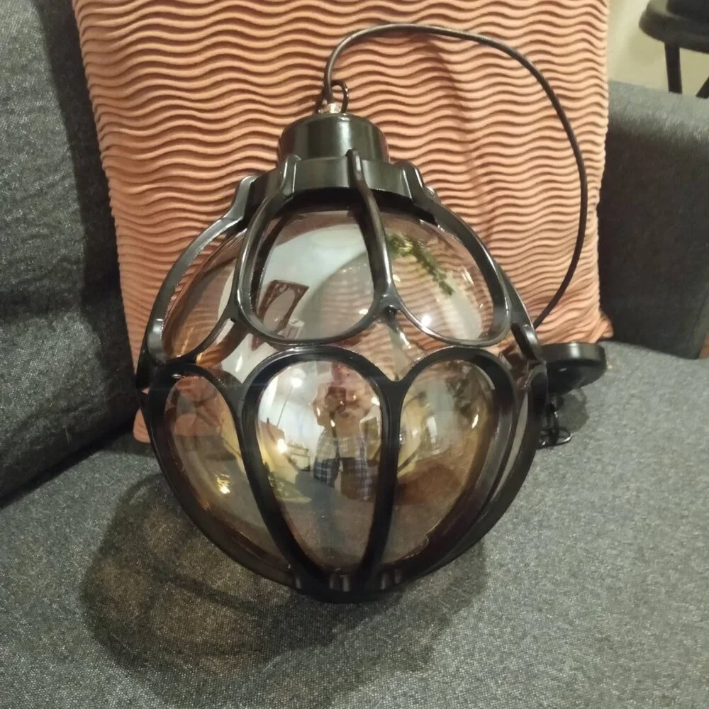 Mid Century Style Globe Hanging Light - Picture 2 of 5